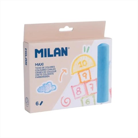 Kreda MAXI 6 kolorów MILAN