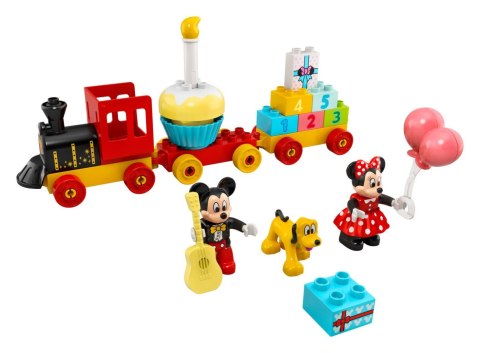 Lego DUPLO Urodzinowy pociąg myszek Miki i Minnie