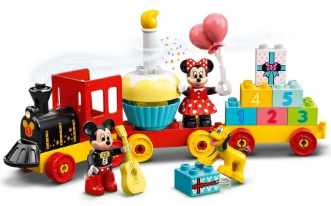 Lego DUPLO Urodzinowy pociąg myszek Miki i Minnie