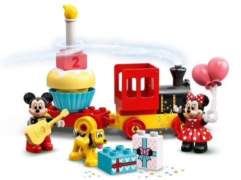 Lego DUPLO Urodzinowy pociąg myszek Miki i Minnie
