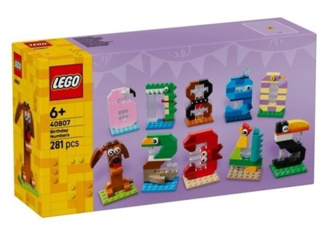 LEGO(R) ICONIC 40807 Urodzinowe cyferki
