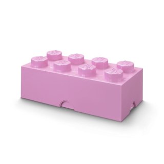 LEGO(R) pojemnik klocek ósemka różowy jasny