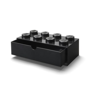 LEGO(R) pojemnik klocek z szufladą ósemka czarny