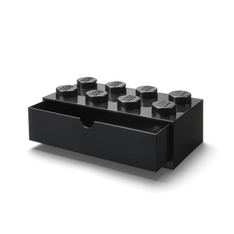 LEGO(R) pojemnik klocek z szufladą ósemka czarny