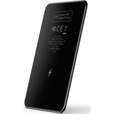 Lokalizator zgodny z Apple Find My Satechi FindAll Wallet Card w formie karty ST-LFAWCK czarna