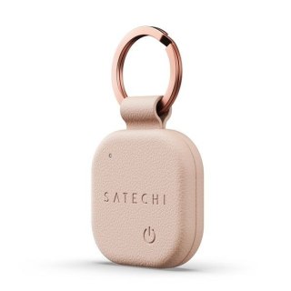 Lokalizator zgodny z Apple Find My Satechi w formie bleroka ze skóry wegańskiej ST-LKCFR desert rose