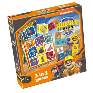 Lotto, Domino, Memo - Rubble i jego Ekipa 3w1