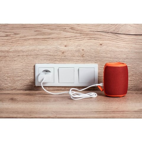 Ładowarka sieciowa do telefonu Forcell F-Energy USB C QC4.0 PD 3A 25W + kabel USB C do USB C TFK-TC-25WPD biała