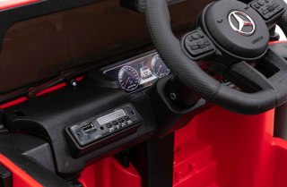 Mercedes AMG G63 dla dzieci Czerwony + Pilot