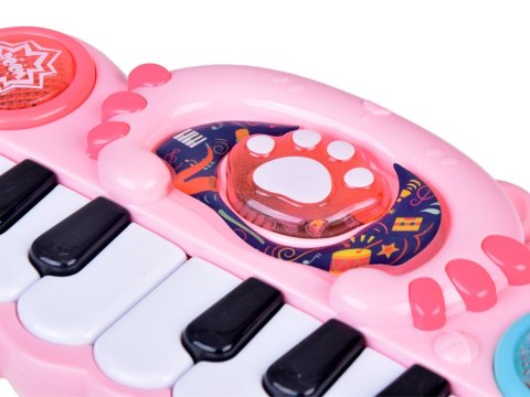 Mini KEYBOARD - pianinko interaktywne Podświetlane przyciski IN0177 RO