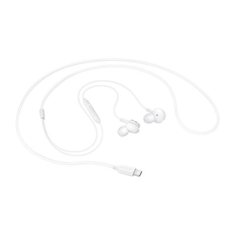 Oryginalne Słuchawki przewodowe douszne USB C Samsung AKG IC-100BWEGEU blister białe