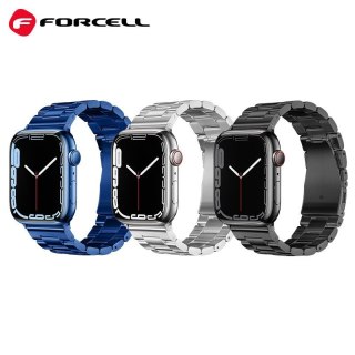 Pasek do Apple Watch Forcell F-Design FA10 zatrzask stal 38 / 40 / 41 mm niebieski