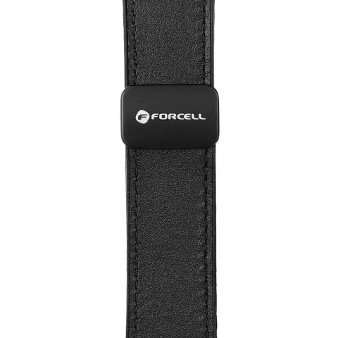 Pasek do Samsung Galaxy Watch Forcell F-Design FS20 magnetyczny skóra ekologiczna 20 mm czarny
