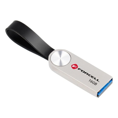Pendrive 16GB USB 3.2 Gen 1 (USB A) Forcell F-Data Metal srebrny