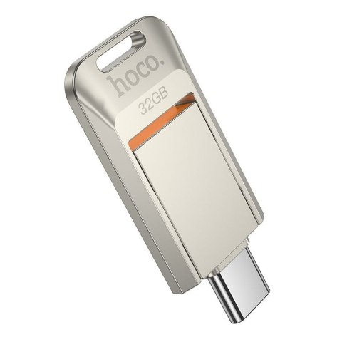 Pendrive 32GB USB 3.0 (USB C) Hoco UD17 nikiel