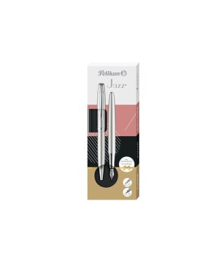 Pióro wieczne Jazz Noble Elegance + długopis Silv