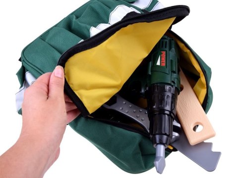 Plecak z narzędziami ZESTAW MAJSTERKOWICZA + wkrętarka na baterie ZA3539