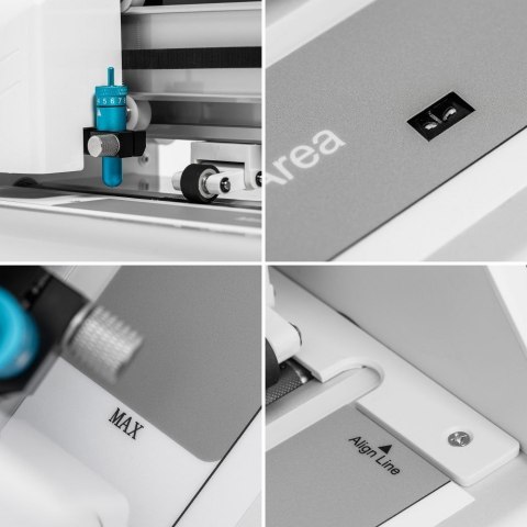 Ploter 2 generacji do folii Forcell na ekrany LCD + aplikator biały