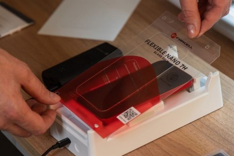 Ploter 2 generacji do folii Forcell na ekrany LCD + aplikator biały