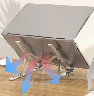 Podstawka pod laptop regulowana ART P24 aluminiowa