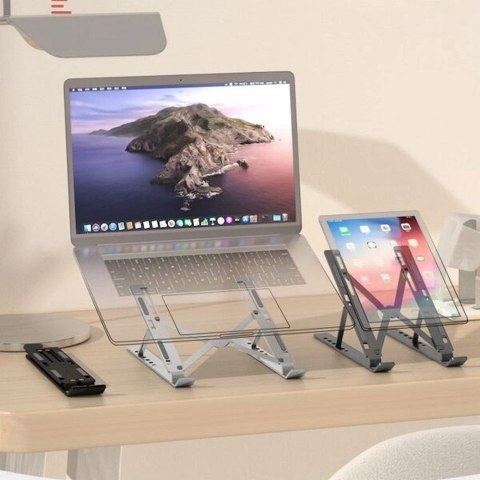 Podstawka pod laptop regulowana ART P24 aluminiowa