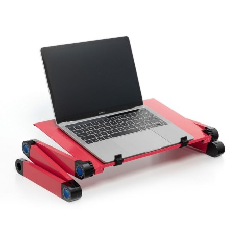Podstawka pod laptop uniwersalna regulowana + chłodzenie YL-803 czerwona