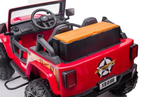 Pojazd Jeep Monster Czerwony
