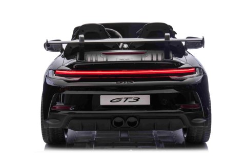 Pojazd Porsche 911 GT3 Czarny, wyścigowy samochód dla dzieci