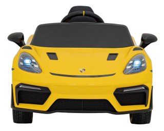 Pojazd Porsche Spyder RS 718 Żółty MP4