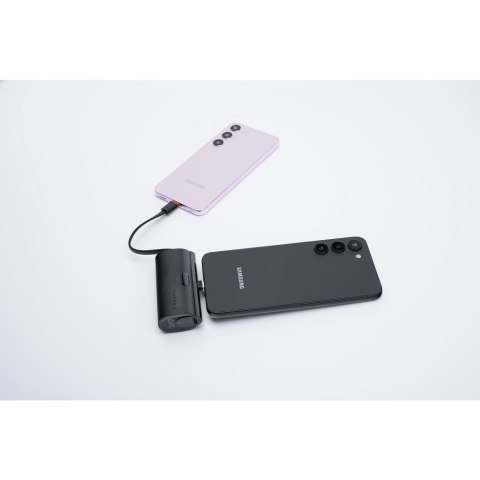 Powerbank Forcell F-Energy Power Plug F5K3 PD 20W 5000 mAh z wbudowanym złączem USB C czarny