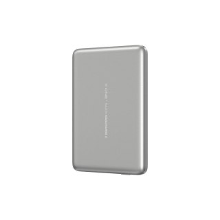 Powerbank X-ONE Razor 2 Magcharge Ultraslim (7,6mm) kompatybilny z MagSafe 5000mAh - srebrny