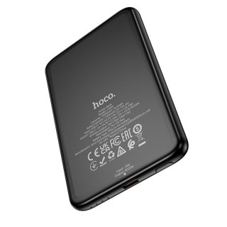 Powerbank zgodny z MagSafe Hoco 5000 mAh QC PD 2A 20W ultra-cienki J140A czarny