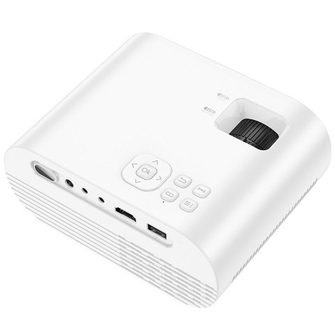 Projektor HD Ready Hoco Wi-Fi Bluetooth 720P DT1 biały