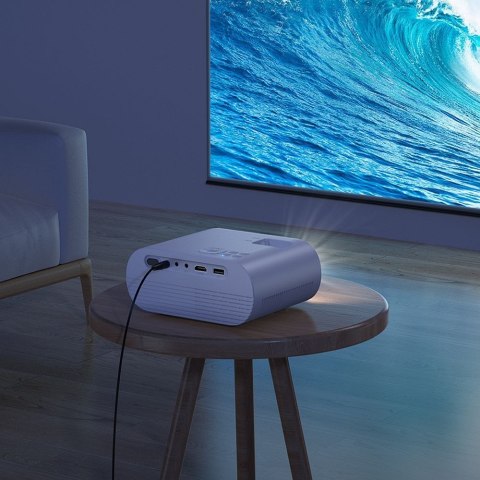 Projektor HD Ready Hoco Wi-Fi Bluetooth 720P DT1 biały