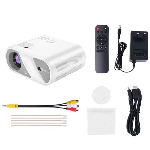 Projektor HD Ready Hoco Wi-Fi Bluetooth 720P DT1 biały