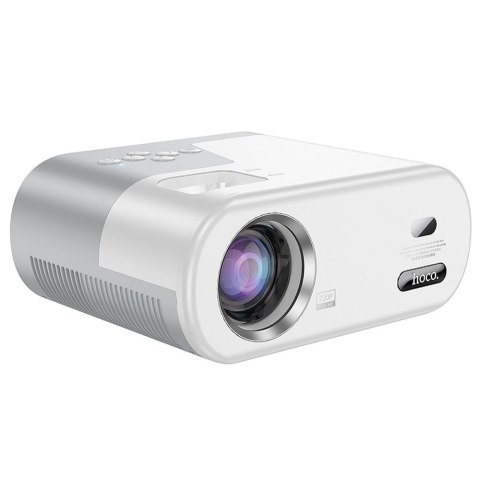 Projektor HD Ready Hoco z systemem Android Wi-Fi Bluetooth 720P DT2 biały
