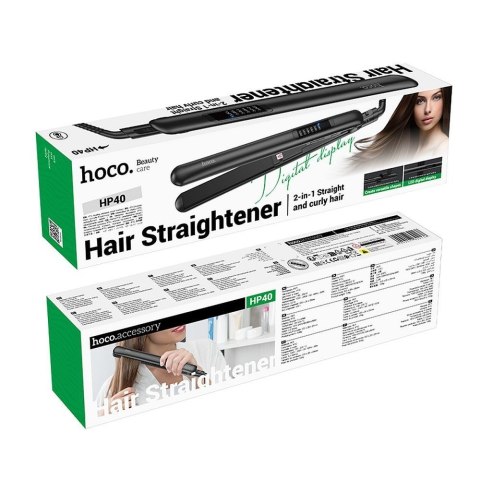 Prostownica do włosów Hoco HP40 czarna