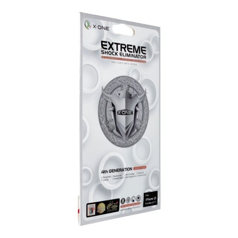 Protektor LCD do iPhone 15 PRO MAX X-One Extreme Shock Eliminator 4th gen. Matowe