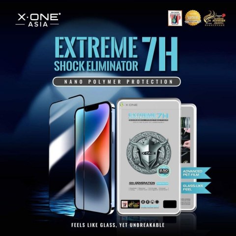 Protektor do iPhone 14 PRO / 15 LCD X-One Extreme Shock Eliminator 4th gen.