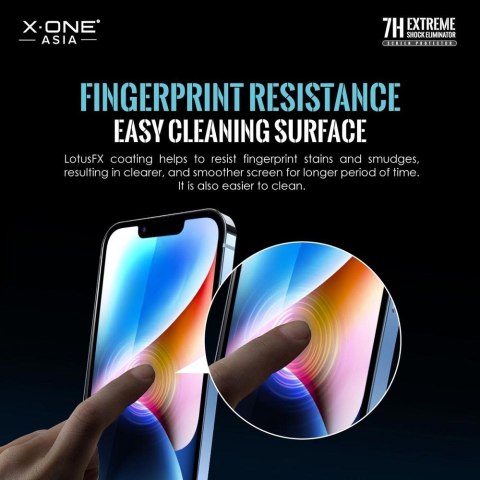 Protektor do iPhone 14 PRO / 15 LCD X-One Extreme Shock Eliminator 4th gen.
