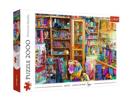 Puzzle 2000 Koci raj TREFL