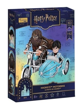 Puzzle 3D Harry Potter Motocykl Hagrida