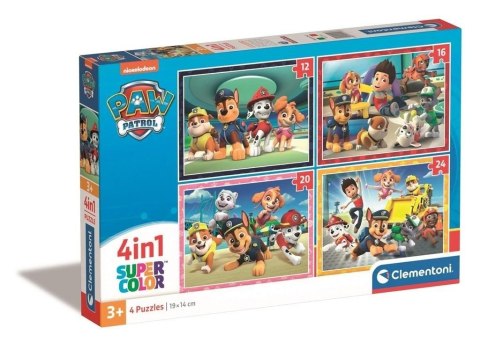 Puzzle 4w1 Super Kolor Psi Patrol