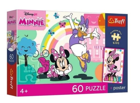 Puzzle 60 Disney Minnie + plakat TREFL