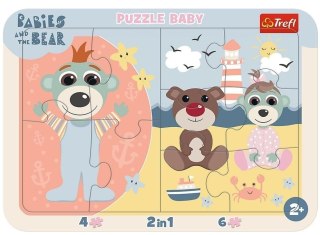Puzzle ramkowe Baby - Słodkie Bobaski TREFL