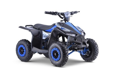 Quad E-STAR na akumulator Niebieski 35km/h + Silnik 1000W + Koła pompowane + Regulacja siedzenia