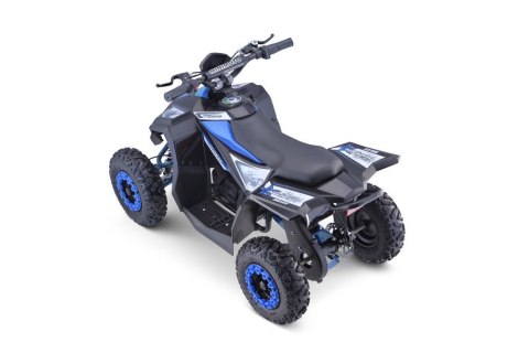 Quad E-STAR na akumulator Niebieski 35km/h + Silnik 1000W + Koła pompowane + Regulacja siedzenia