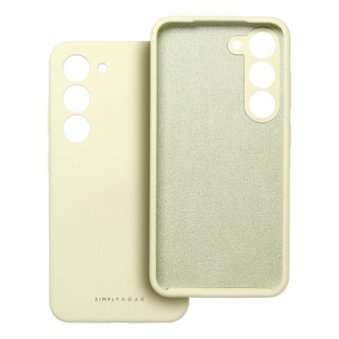 ROAR futerał CLOUD SKIN do SAMSUNG S25 Plus 5G Jasnożółty