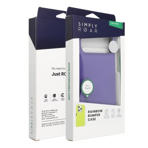 ROAR futerał RAINBOW BUMPER kompatybilny z MagSafe do SAMSUNG S26 Ultra fioletowy