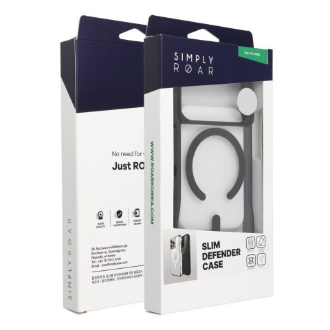 ROAR futerał SLIM DEFENDER kompatybilny z MagSafe do IPHONE 15 Pro czarny